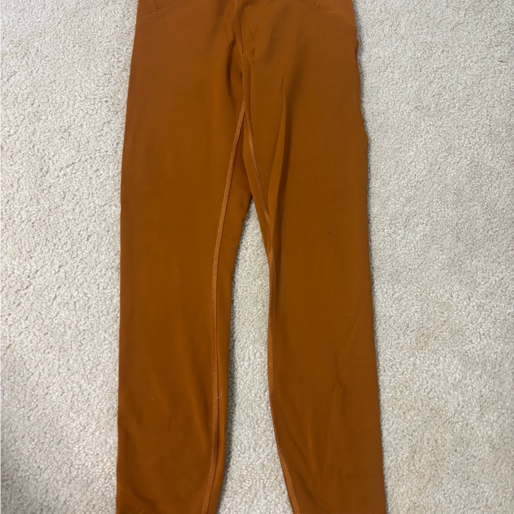 lululemon athletica rust Orange Leggings
